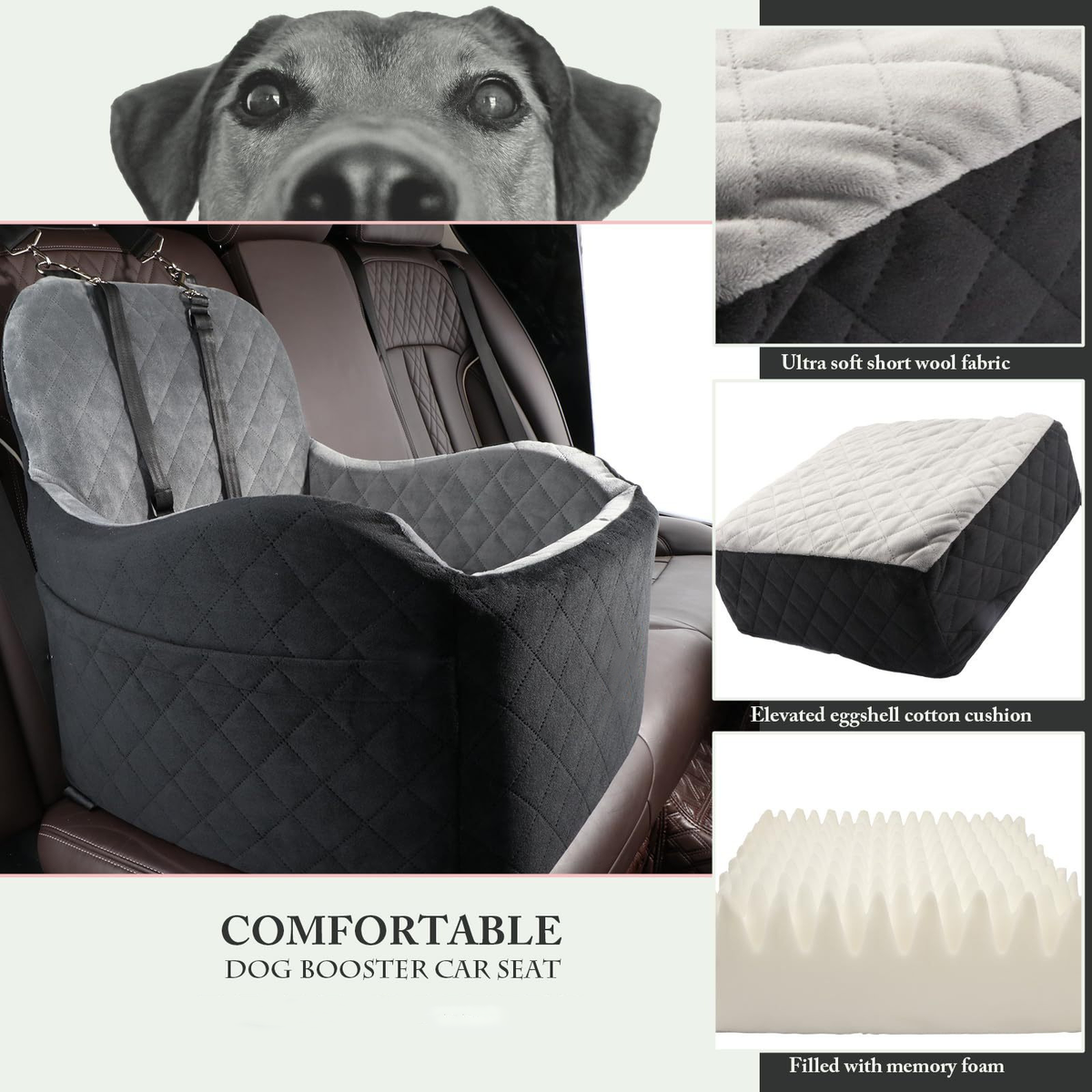 Non Slip Soft Pet Car Bed