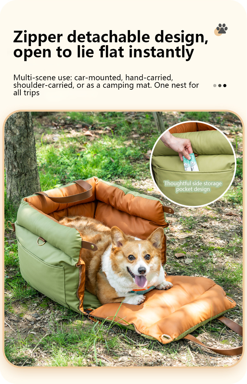 Waterproof and Antifouling Pet Car Bed
