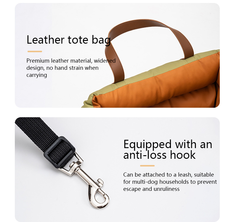 Waterproof and Antifouling Pet Car Bed