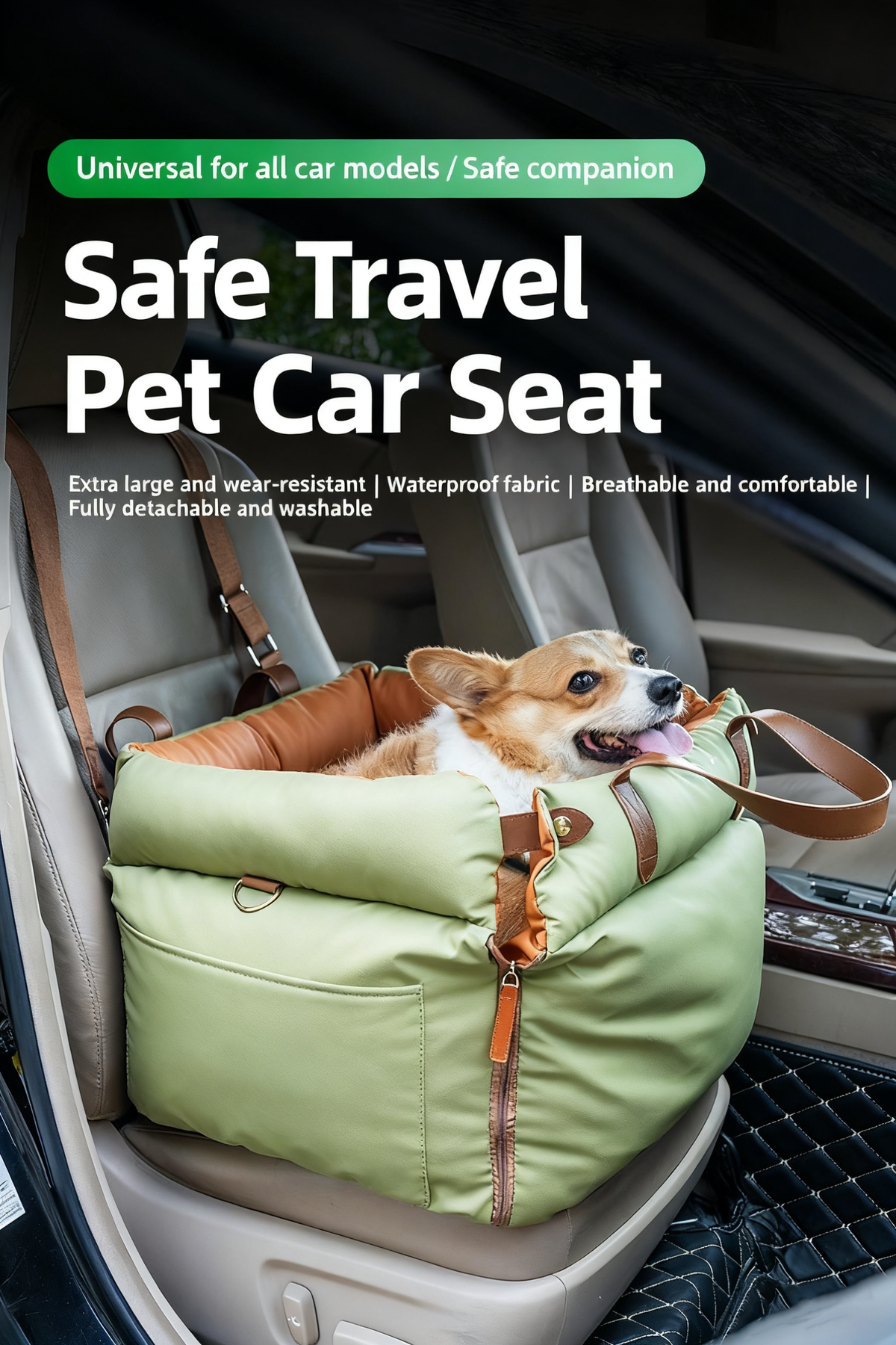 Waterproof and Antifouling Pet Car Bed