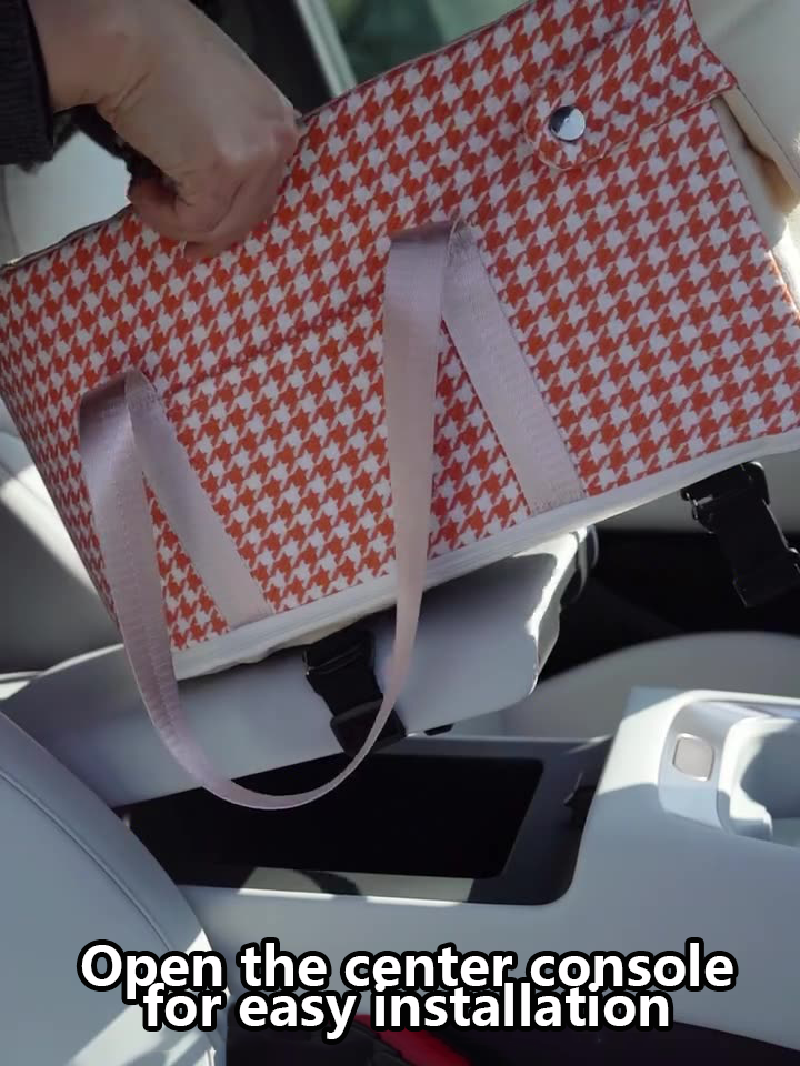Portable And Safe Center Console Car Bed