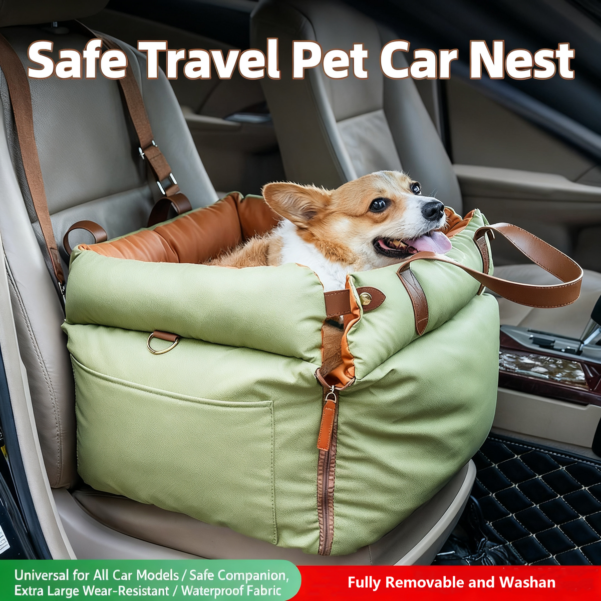 Waterproof and Antifouling Pet Car Bed