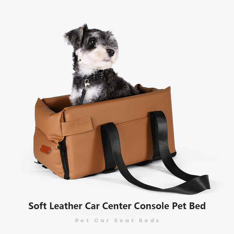 Fashionable Leather Center Console Car Bed
