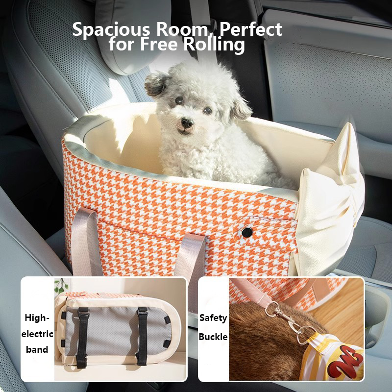 Portable And Safe Center Console Car Bed