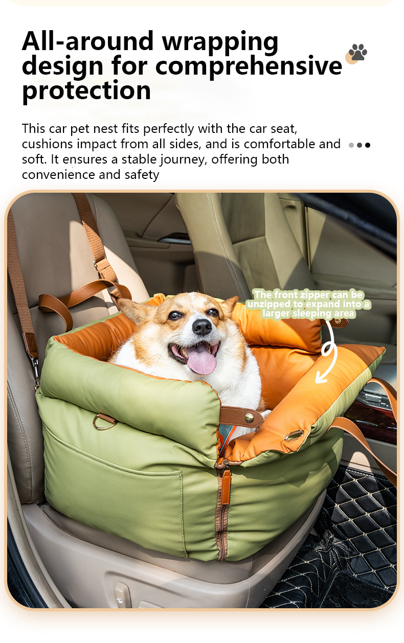 Waterproof and Antifouling Pet Car Bed