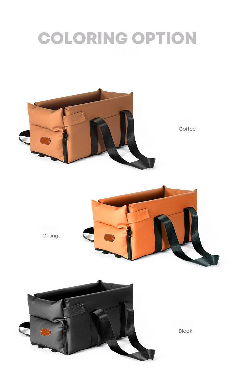 Fashionable Leather Center Console Car Bed