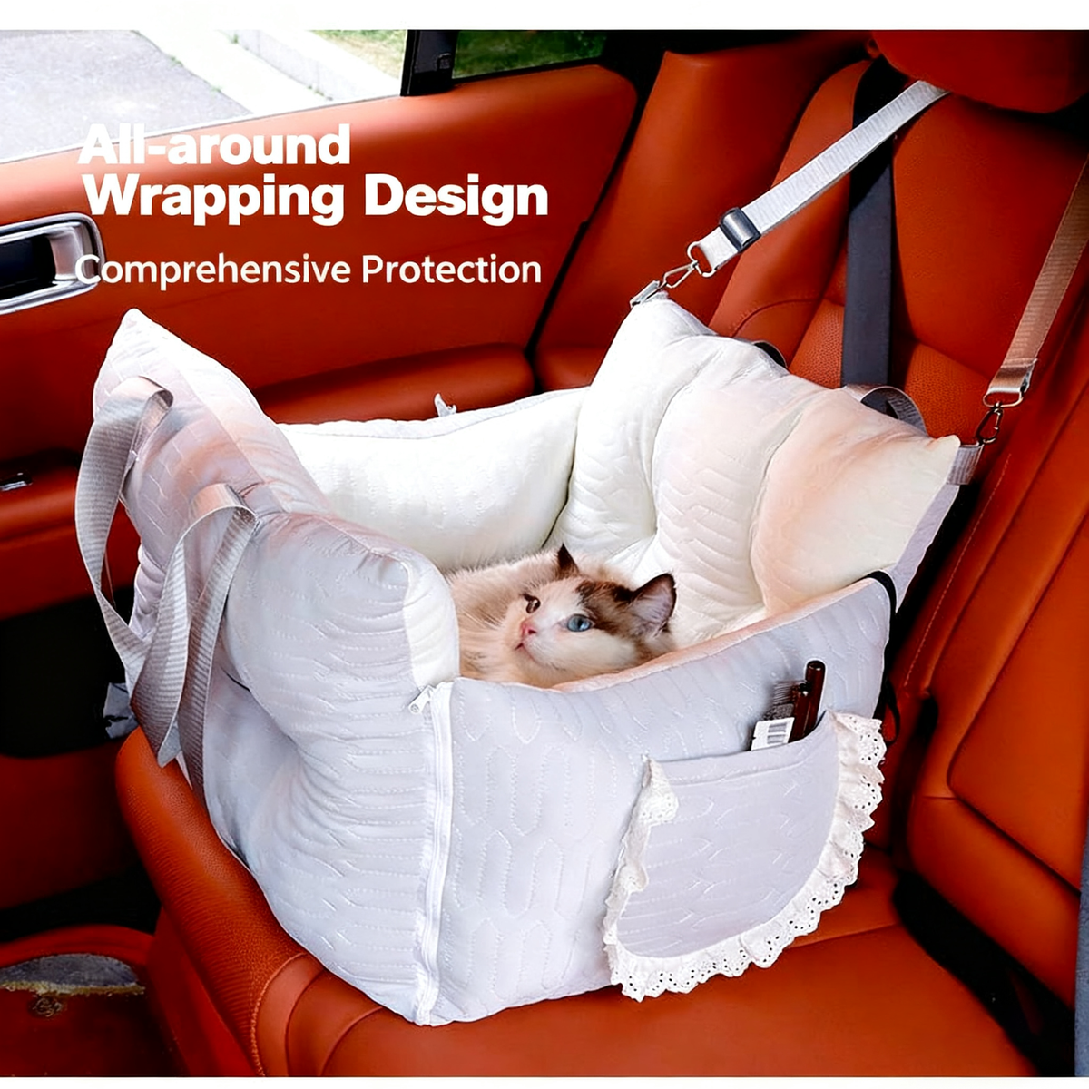 High Elasticity Eco Friendly Pet Car Bed