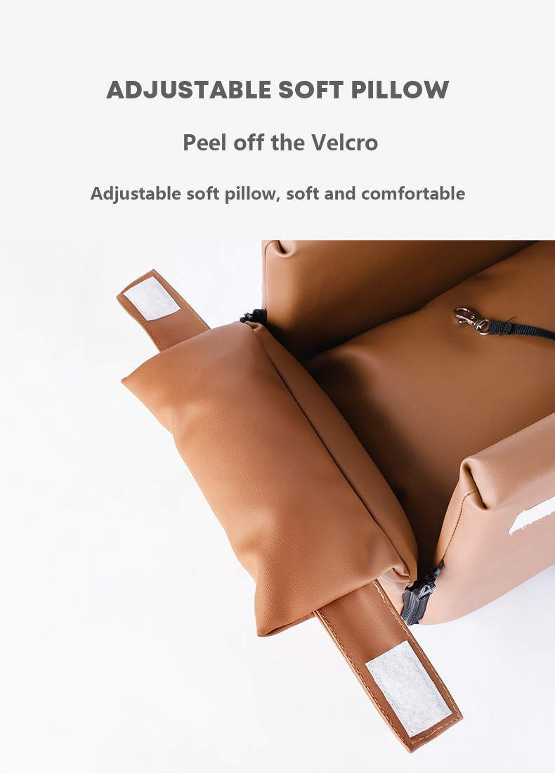 Fashionable Leather Center Console Car Bed