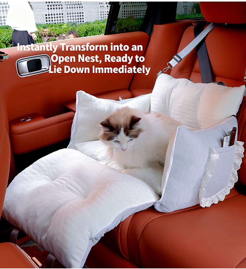 High Elasticity Eco Friendly Pet Car Bed